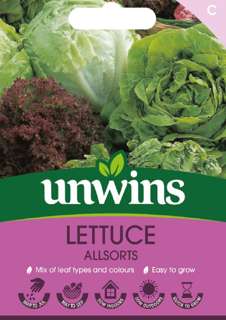 Unwins Seeds Unwins Allsorts Lettuce Seed Mix