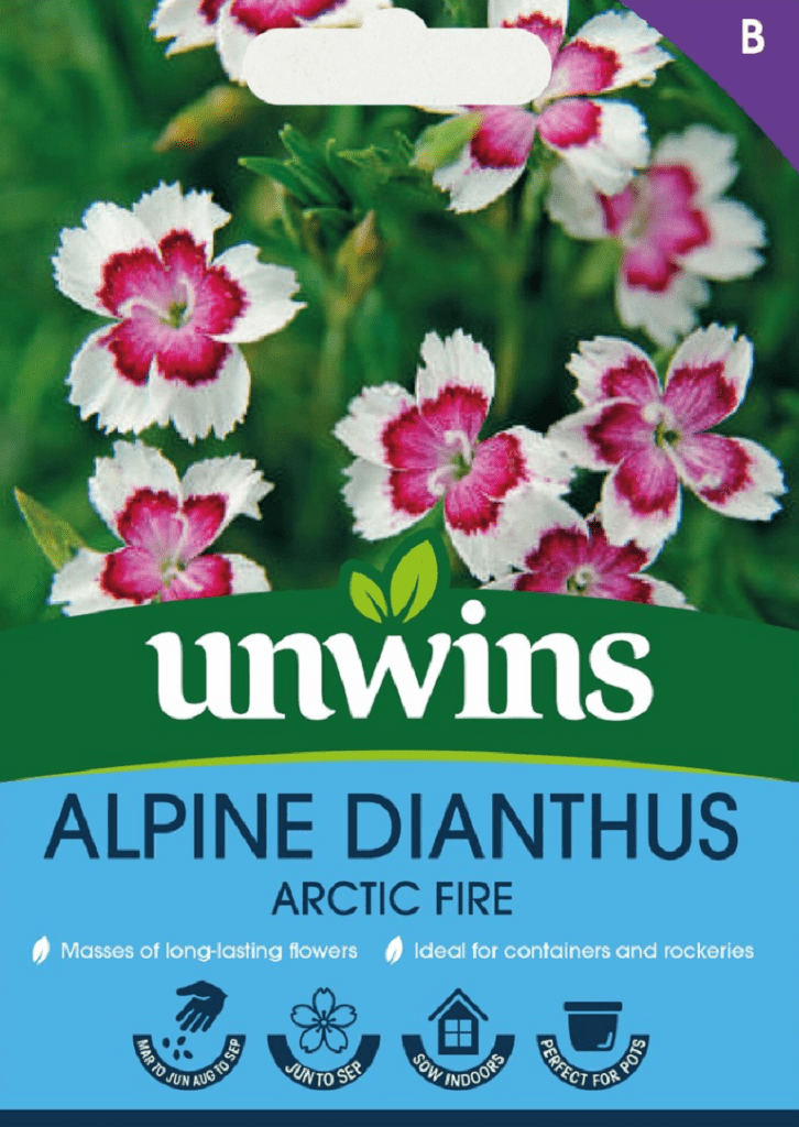 Unwins Seeds Unwins Alpine Dianthus Arctic Fire Seeds