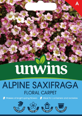 Unwins Seeds Unwins Alpine Saxifraga Floral Carpet Seeds