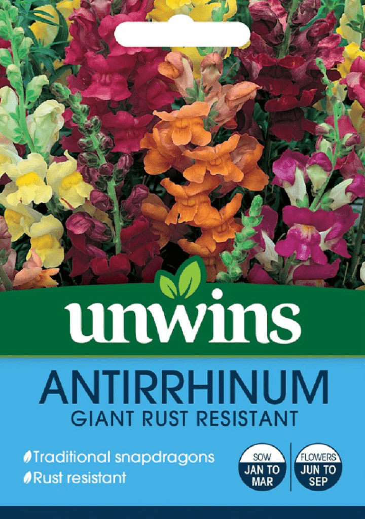 Unwins Seeds Unwins Antirrhinum Giant Rust Resistant Seeds