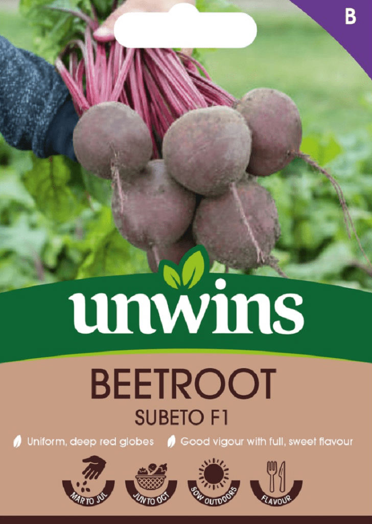 Unwins Beetroot Seeds Unwins Beetroot Subeto F1 Seeds