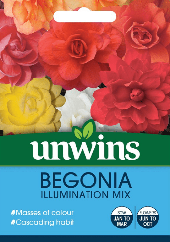 Unwins Seeds Unwins Begonia Illumination Seed Mix