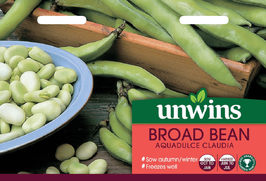 Unwins Seeds Unwins Broad Bean Aquadulce Claudia Seeds