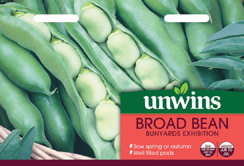 Unwins Seeds Unwins Broad Bean Bunyards Exhibition Seeds