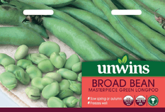 Unwins Seeds Unwins Broad Bean Masterpiece Longpod Seeds