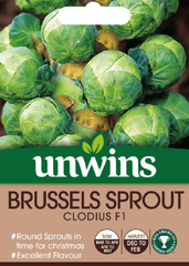 Unwins Seeds Unwins Brussels Sprout Clodius F1 Seeds