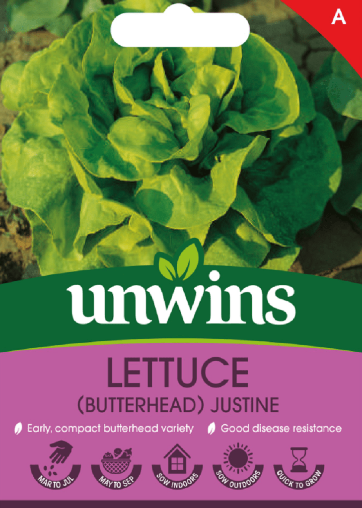 Unwins Seeds Unwins Butterhead Justine Lettuce Seeds