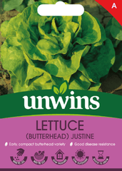 Unwins Seeds Unwins Butterhead Justine Lettuce Seeds