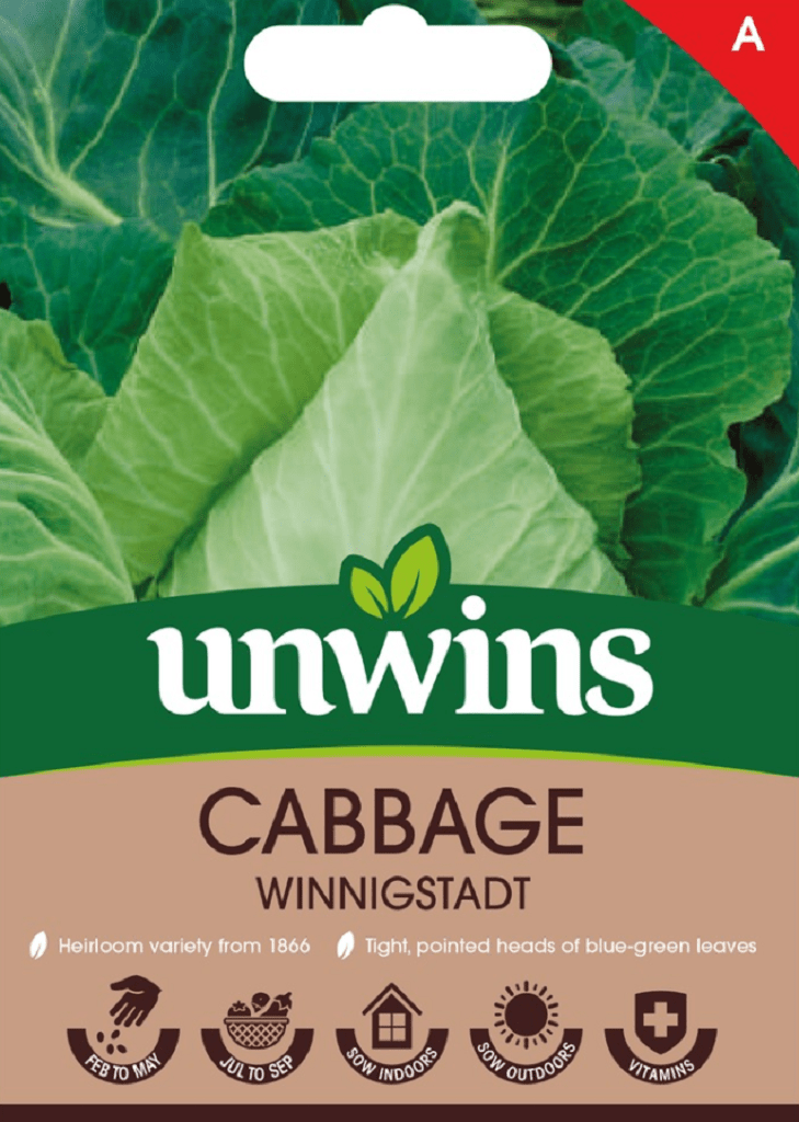 Unwins Seeds Unwins Cabbage Pointed Winnigstadt Seeds