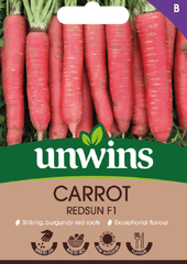 Unwins Seeds Unwins Carrot Red Sun F1 Seeds