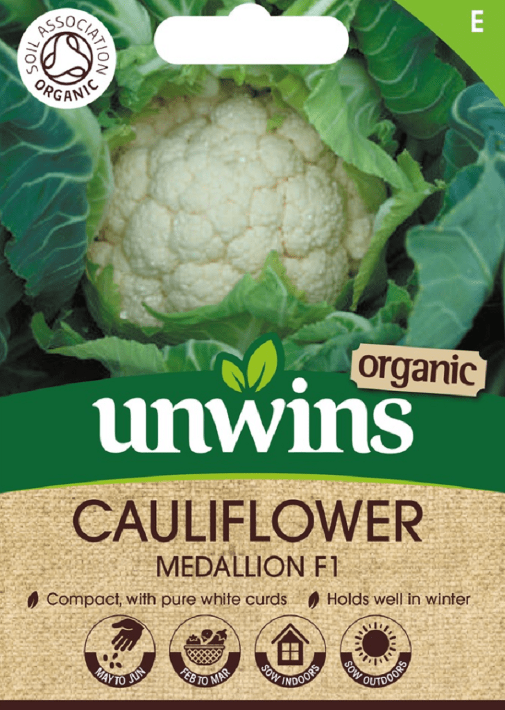 Unwins Seeds Unwins Cauliflower Medallion F1 Seeds