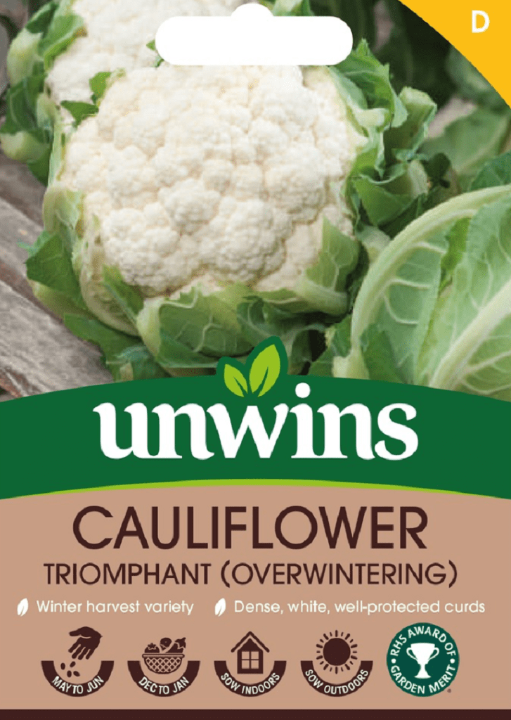 Unwins Seeds Unwins Cauliflower Triomphant (Overwintering) Seeds