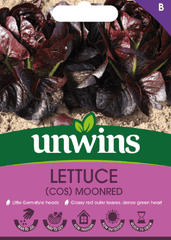 Unwins Seeds Unwins Cos Moonred Lettuce Seeds