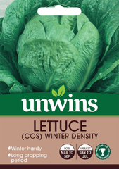 Unwins Seeds Unwins Cos Winter Density Lettuce Seeds