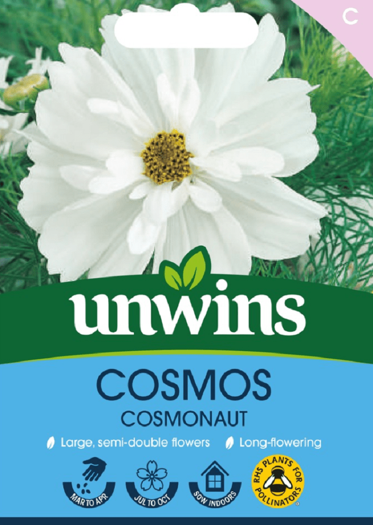 Unwins Seeds Unwins Cosmos Cosmonaut Seeds