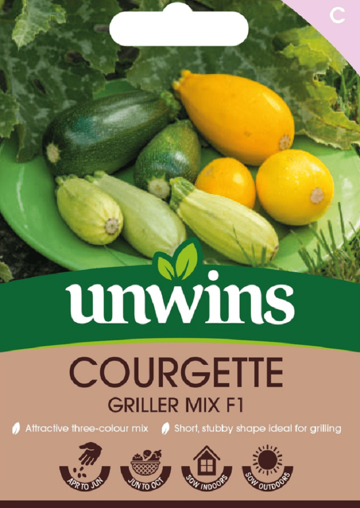 Unwins Seeds Unwins Courgette Griller Mix F1 Seeds