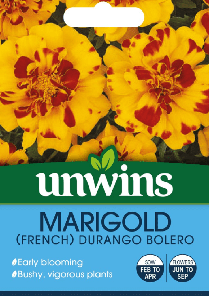 Unwins Seeds Unwins French Marigold Durango Bolero Seeds