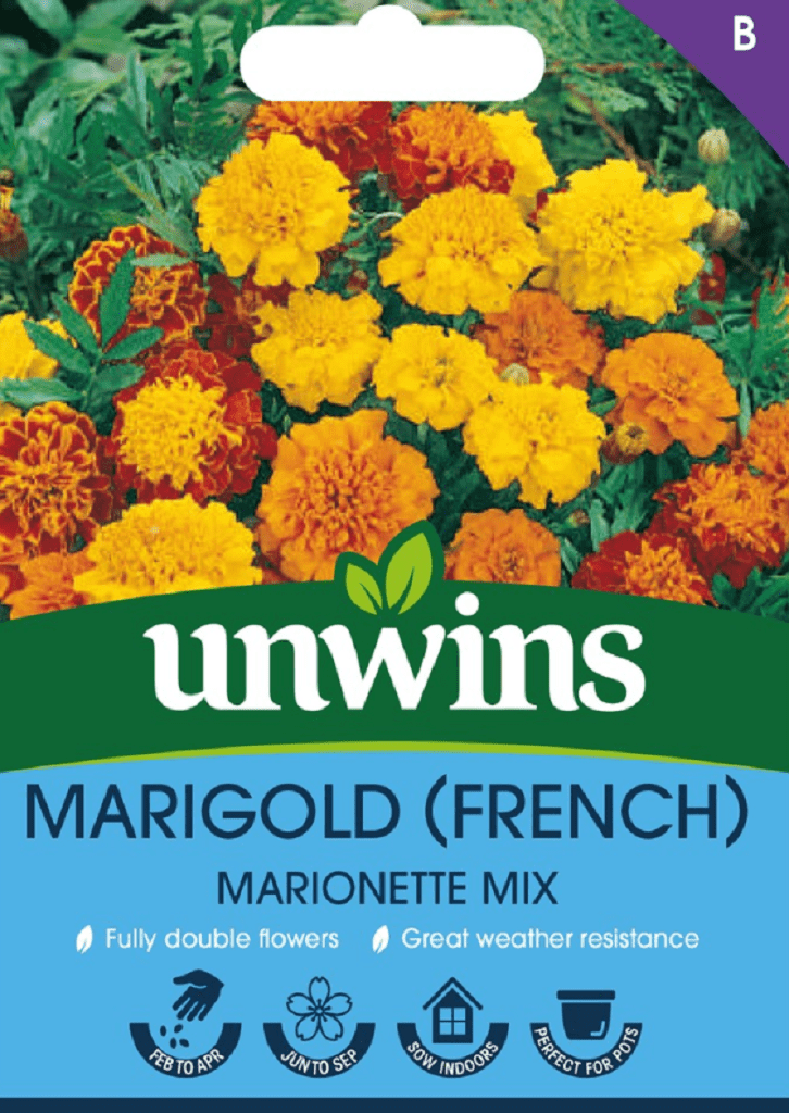 Unwins Seeds Unwins French Marigold Marionette Seed Mix