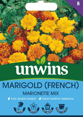 Unwins Seeds Unwins French Marigold Marionette Seed Mix