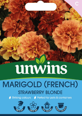 Unwins Seeds Unwins French Marigold Strawberry Blonde Seeds