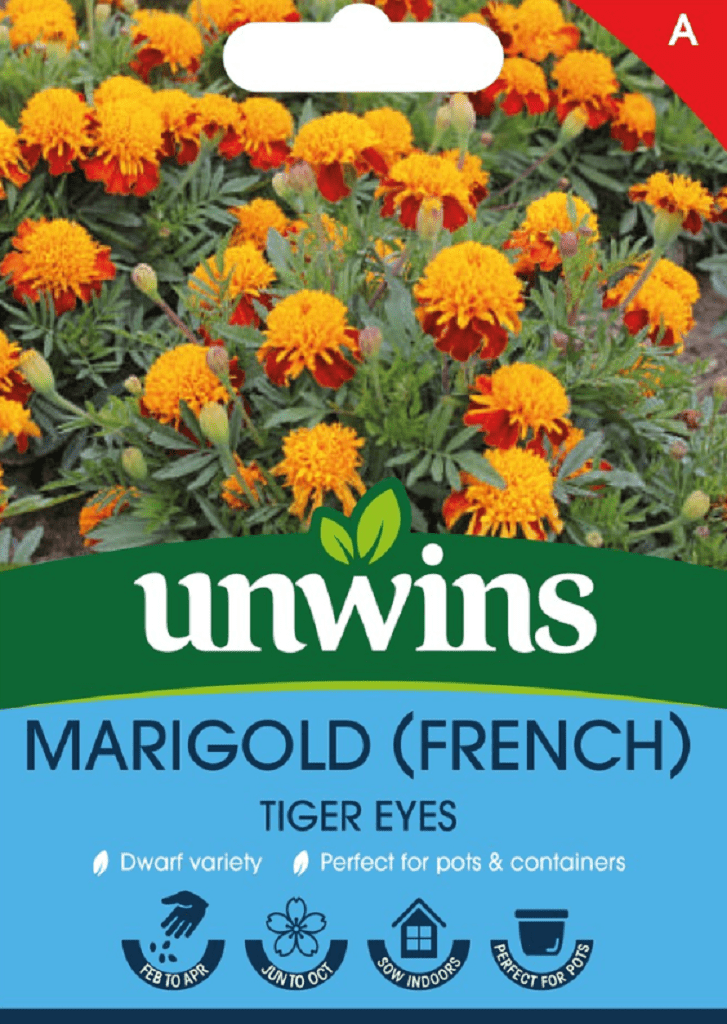 Unwins Seeds Unwins French Marigold Tiger Eyes Seeds