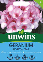 Unwins Seeds Unwins Geranium Horizon Star Seeds