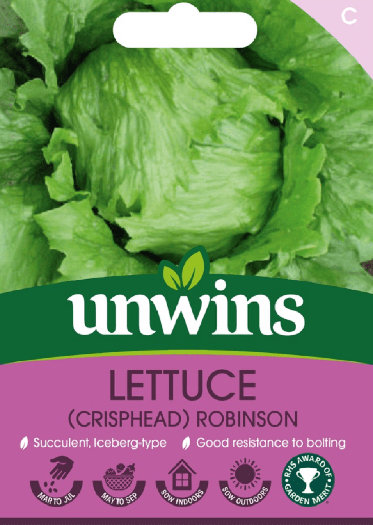 Unwins Seeds Unwins Iceberg Robinson Lettuce Seeds