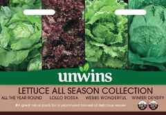 Unwins Seeds Unwins Lettuce All Season Seed Collection