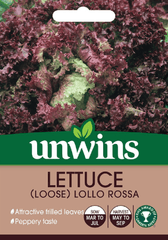 Unwins Seeds Unwins Loose Lollo Rossa Lettuce Seeds