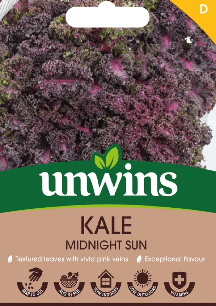 Unwins Seeds Unwins Midnight Sun Kale Seeds