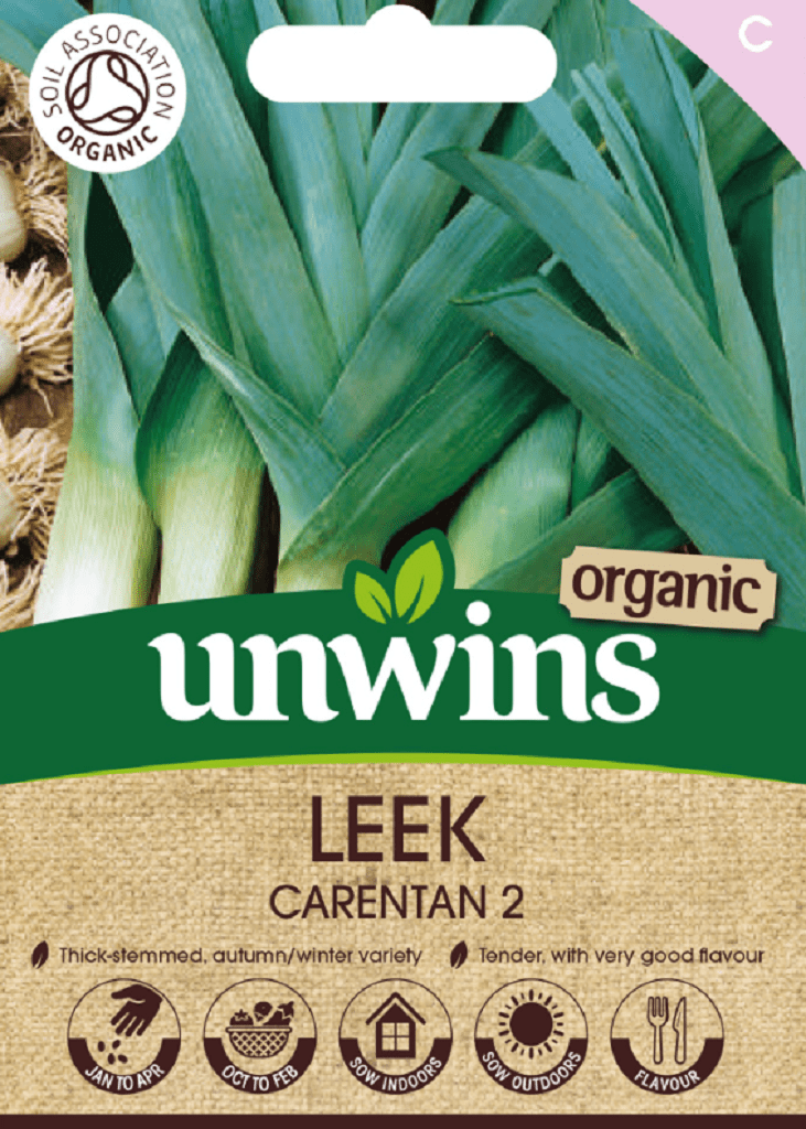 Unwins Seeds Unwins Organic Carentan 2 Leek Seeds