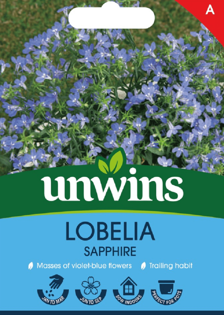 Unwins Seeds Unwins Trailing Lobelia Sapphire Seeds