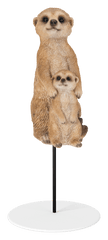 Vivid Arts Indoor & Outdoor Ornaments Vivid Arts Plant Pal Mother and Baby Meerkat