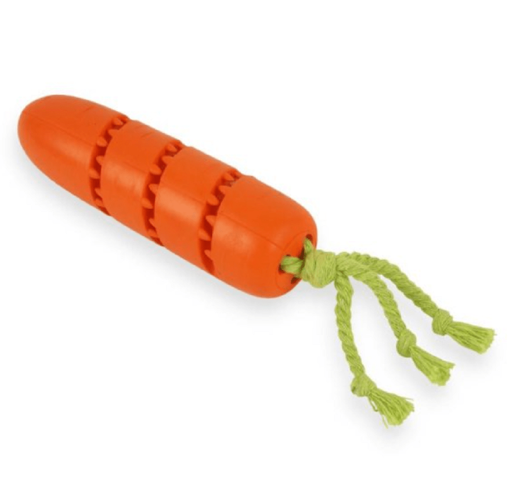 Zoon Dog Toys Zoon Carrot Treat Dispenser Dog Toy