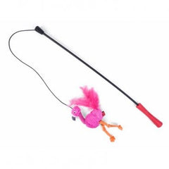 Zoon Cat Toys Zoon Cat Toy Nip-It Floating Flamingo Tickle Stick