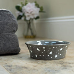 Zoon Pet Bowls Zoon Ceramic Starry Cat Bowl 15cm