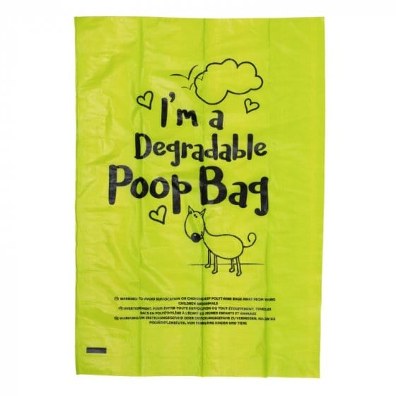 Zoon Dog Hygiene Zoon Degradable Un-Scented Poop Bags Single Roll 15pk