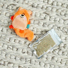 Zoon Cat Toys Zoon Nip-It Refillable Catnip Fox