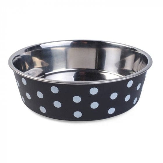 Zoon Pet Home Products Zoon Polka Pet Bowl Navy 21cm (no sku)