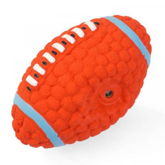 Zoon Dog Toys Zoon Squeaky Latex Pooch Ball - Orange, Large