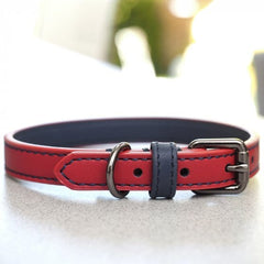 Zoon Dog Collars & Leads Zoon WalkAbout Dog Collar LuxeLeather Ruby Large (no sku)