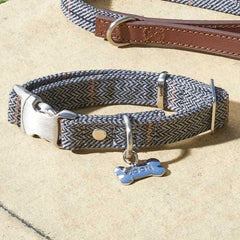 Zoon Dog Collars & Leads Zoon WalkAbout Premium Country Dog Collar Slate Medium