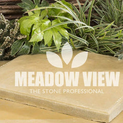 Meadow View Landscaping Broadway Smooth Buff Paving Slab 600 x 600mm