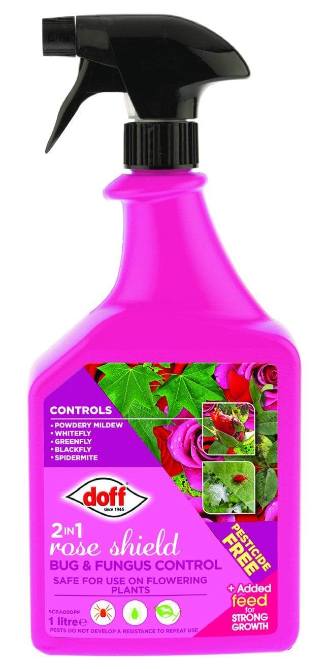 Doff Garden Insecticide Doff Rose Shield Bug & Fungus Control 1 Litre Spray Bottle