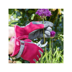 Burgon & Ball Gardening Gloves M/L Gloves Gardening Burgon & Ball Berry Pink Design