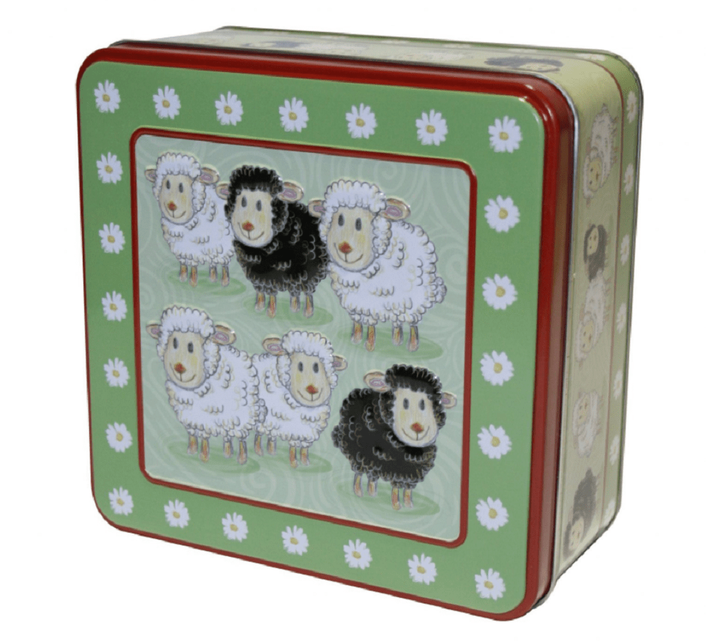 Grandma Wild's Sheep Biscuit Tin With Biscuits – Trowell Garden Centre