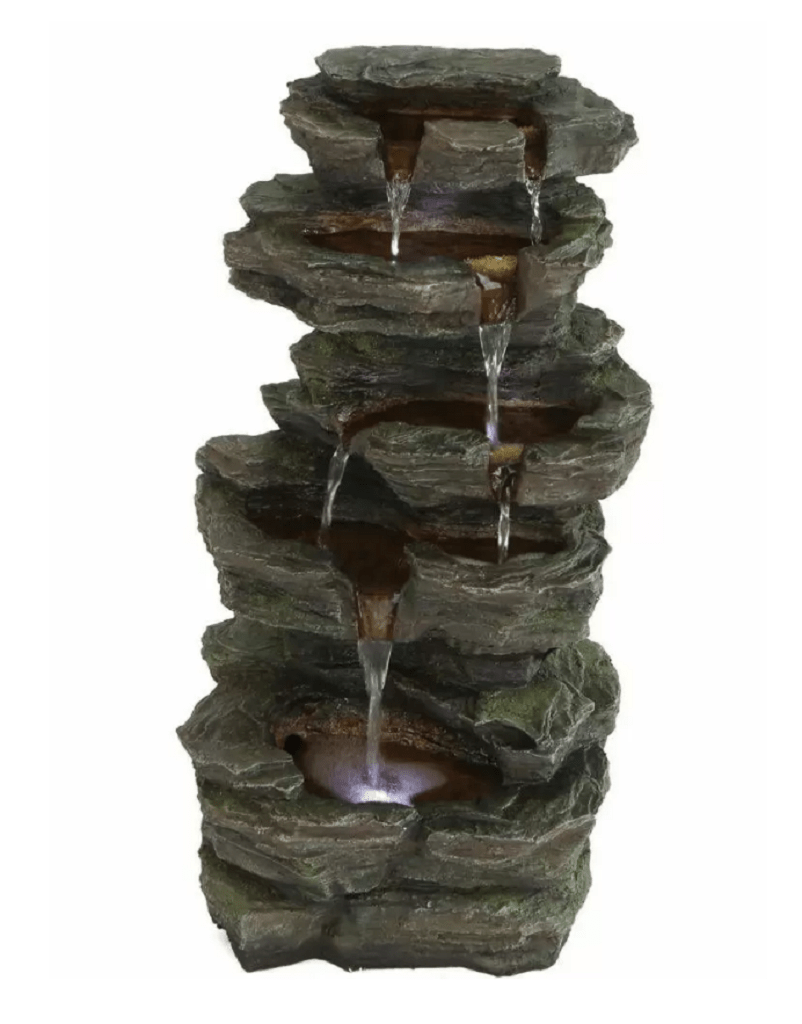 Hamac Solar Creations Slate Falls Water Feature – Trowell Garden Centre