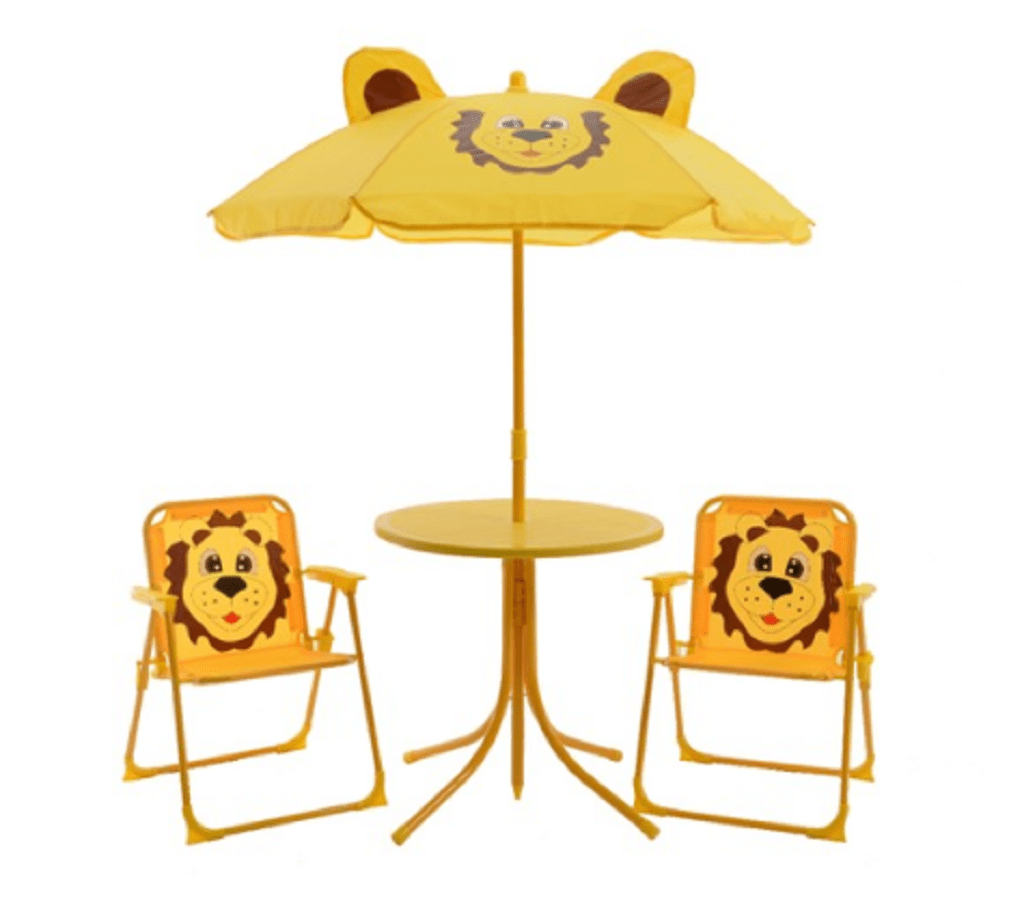 Kaemingk Childrens Bistro Garden Set Lion Design – Trowell Garden Centre