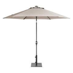 Kettler Garden Parasols Kettler 3m Wind Up Parasol With Tilt in Stone