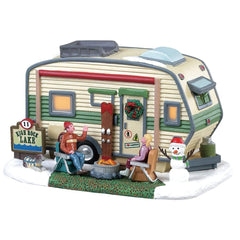 Lemax Lighted Buildings Lemax Christmas Village Building, High Rock Lake Trailer(LB), B/O LED (4.5V)